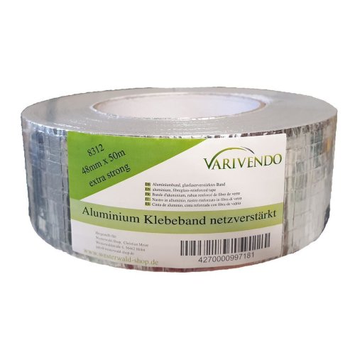 Aluband Aluminiumband Aluminiumklebeband Aluklebeband  Aluminium-Klebeband DIN 4102 schwer entflammbar Klasse B1