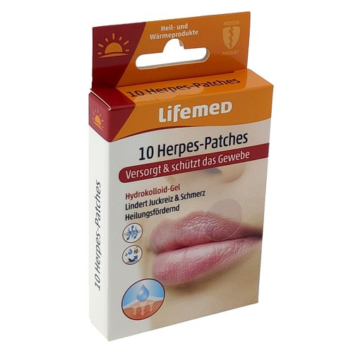 10 Lifemed Herpes-Patches transparent