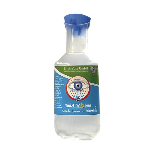 Augenspülflasche 500ml Natriumchlorid 0,9% Augendusche Spülung Augenspüllösung Erste-Hilfe