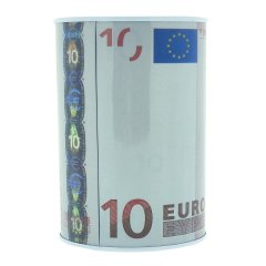Spardose Sparbüchse Metallspardose Eurodose Metalldose Sparschwein Reisekasse Geldspardose Euronote