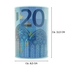 5er Set Spardose "Euro" Ø 8,5 cm