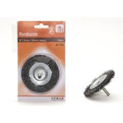 Rundbürste, Ø 7,5 cm, 20 mm hoch, Aufsatz...