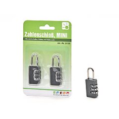 Zahlenschloß 2 St., MINI,5,5x2,5x1,5 cm, für...