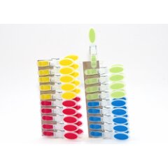 20 Wäscheklammern Soft-Grip  mit Hänger