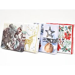 Weihnachts-Servietten 33x33cm, 20 Stück, 3-lagig,...