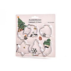 Ausstechformen 6 St., Edelstahl