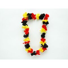 Deutschland-Hawaii-Kette, 28 Blüten, L 90 cm