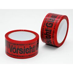 Paketklebeband, - Vorsicht Glas- ca. 66m x 48mm
