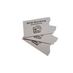 3 Stück RFID Schutzhülle NFC EC Kreditkarte Datenschutz Blocker